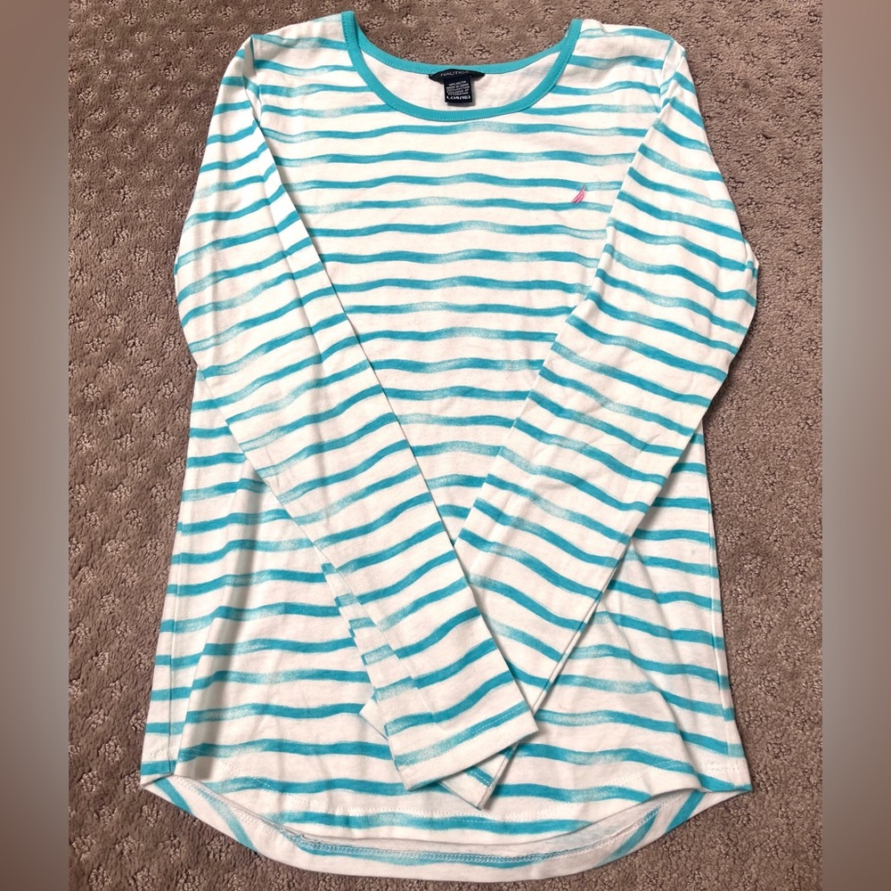 Nautica Girls Long Sleeve Shirt